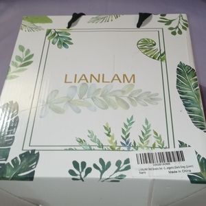 Lianlam dark grey bed sheet set